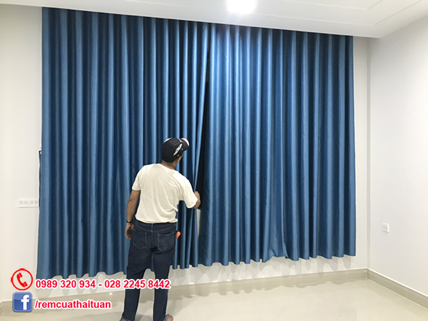 Lắp rèm cửa và rèm ngăn phòng tắm đẹp tại quận Tân Phú