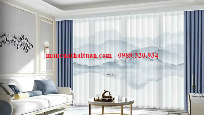 Mẫu rèm vải voan đẹp sang trọng