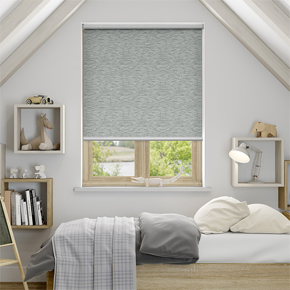 Rèm sáo cuốn vải lưới phòng ngủ – thoáng mát