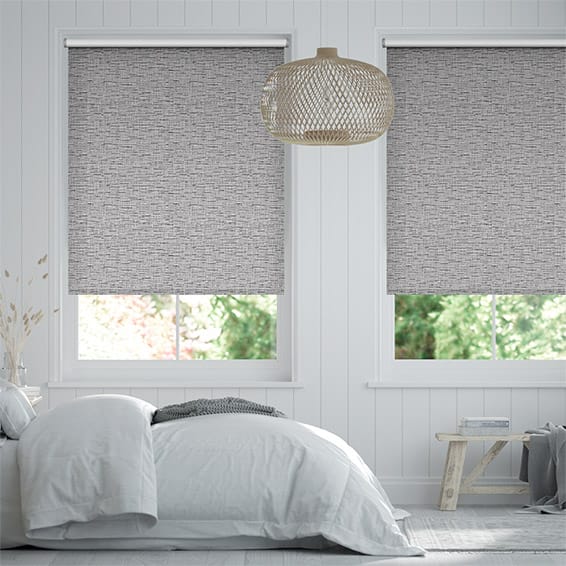Rèm sáo cuốn vải lưới phòng ngủ – thoáng mát