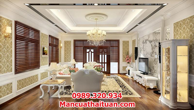 Rèm gỗ cho không gian cửa biệt thự cổ điển là loại gỗ cao cấp cho không gian sang trọng Rèm gỗ cho không gian cửa biệt thự cổ điển là loại gỗ cao cấp cho không gian sang trọng