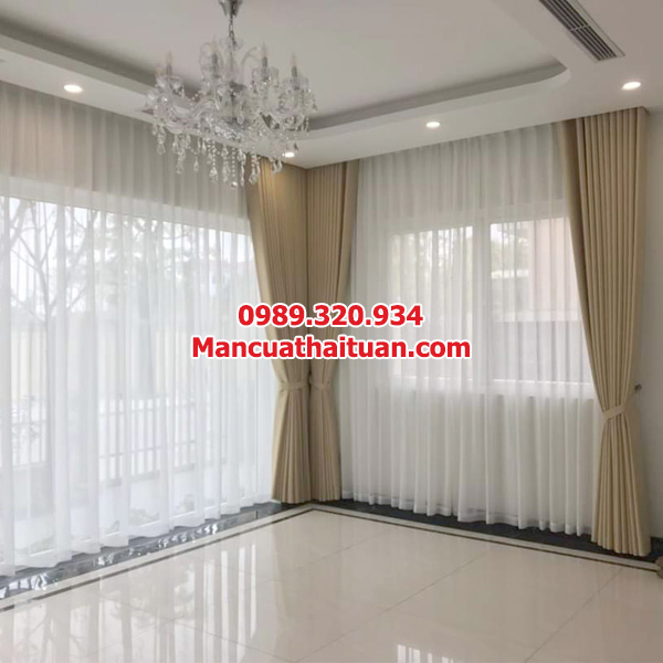 Rèm vải 2 lớp cản nắng đẹp giá rẻ Rèm vải 2 lớp cản nắng đẹp giá rẻ